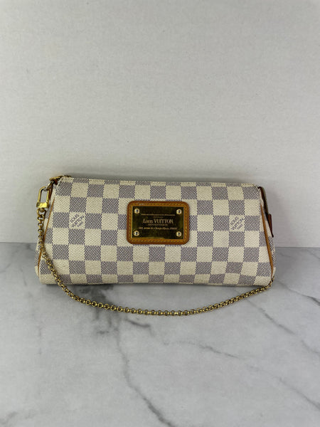 LOUIS VUITTON Damier Azur Eva Crossbody/Shoulder Bag