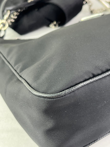 PRADA Black Re-Edition 2005 Nylon crossbody/shoulder bag