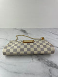 LOUIS VUITTON Damier Azur Eva Crossbody/Shoulder Bag