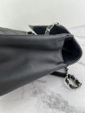 CHANEL Black Quilted Hampton Shopping Tote Shoulder Bag