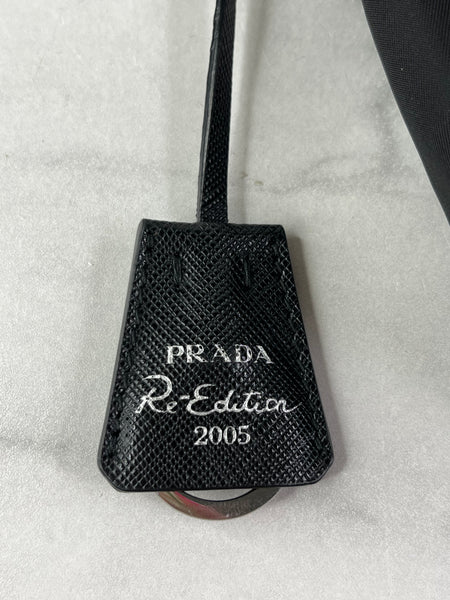 PRADA Black Re-Edition 2005 Nylon crossbody/shoulder bag