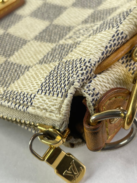 LOUIS VUITTON Damier Azur Eva Crossbody/Shoulder Bag