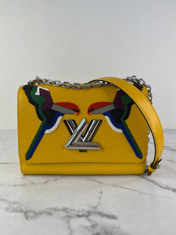 LOUIS VUITTON Yellow Epi Leather Early Bird Twist MM Bag