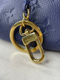 LOUIS VUITTON Celeste (Blue) Artsy MM Monogram Empreinte Leather Shoulder Bag