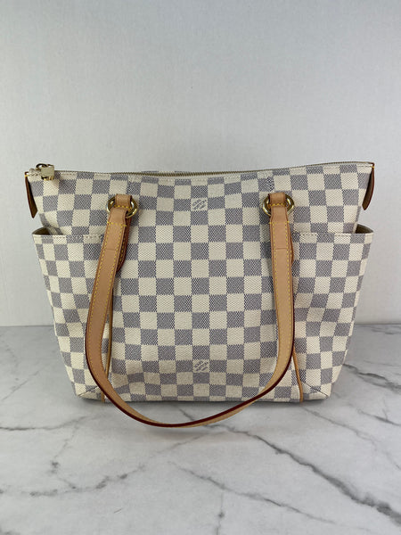 LOUIS VUITTON Damier Azur Totally PM Shoulder Bag