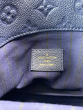 LOUIS VUITTON Celeste (Blue) Artsy MM Monogram Empreinte Leather Shoulder Bag