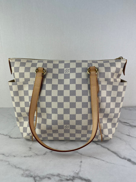 LOUIS VUITTON Damier Azur Totally PM Shoulder Bag