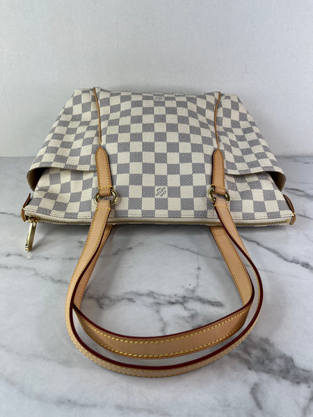 LOUIS VUITTON Damier Azur Totally PM Shoulder Bag