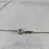 Tiffany Diamond Heart 18K White Gold Necklace