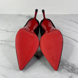 Christian Louboutin Black Scalopump 85 Suede Pumps Size 38.5