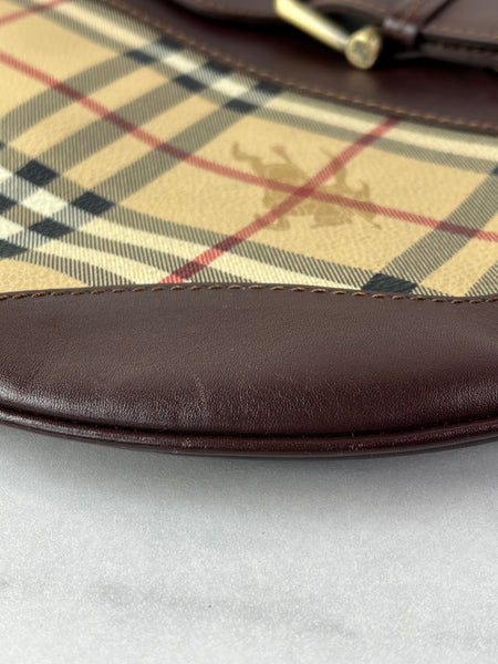 BURBERRY Haymarket Check Shoulder Bag