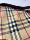 BURBERRY Haymarket Check Shoulder Bag