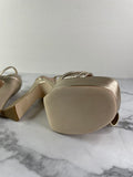 Badgley Mischka Alora Champagne Platform Sandals Size 8.5