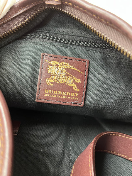 BURBERRY Haymarket Check Shoulder Bag