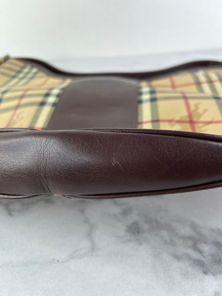 BURBERRY Haymarket Check Shoulder Bag