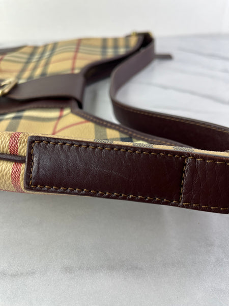 BURBERRY Haymarket Check Shoulder Bag