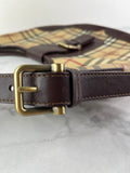 BURBERRY Haymarket Check Shoulder Bag