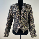 Smythe Leopard Print Anytime Blazer Size US 6