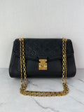 LOUIS VUITTON Black Empreinte St Germain PM Shoulder/Crossbody Bag