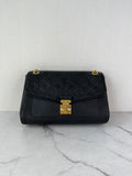 LOUIS VUITTON Black Empreinte St Germain PM Shoulder/Crossbody Bag