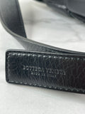 BOTTEGA VENETA Black Lambskin Padded Cassette Crossbody/Shoulder Bag