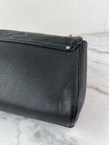 LOUIS VUITTON Black Empreinte St Germain PM Shoulder/Crossbody Bag
