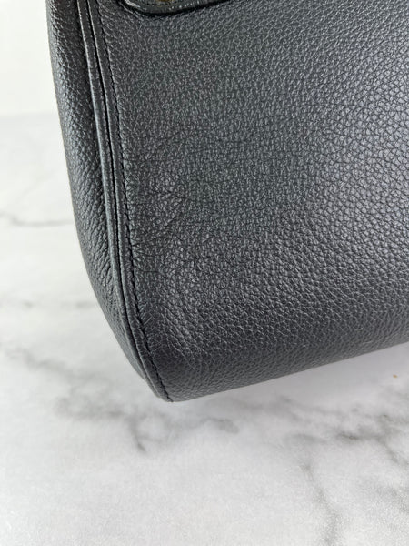 LOUIS VUITTON Black Empreinte St Germain PM Shoulder/Crossbody Bag