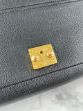 LOUIS VUITTON Black Empreinte St Germain PM Shoulder/Crossbody Bag