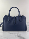 GUCCI Blue Marine Soft Calfskin Small Jackie Top Handle Shoulder/Crossbody Bag