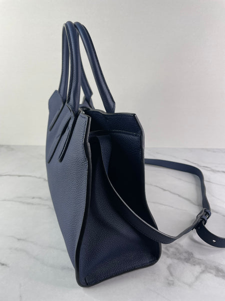 GUCCI Blue Marine Soft Calfskin Small Jackie Top Handle Shoulder/Crossbody Bag