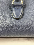 GUCCI Blue Marine Soft Calfskin Small Jackie Top Handle Shoulder/Crossbody Bag