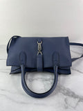 GUCCI Blue Marine Soft Calfskin Small Jackie Top Handle Shoulder/Crossbody Bag