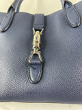 GUCCI Blue Marine Soft Calfskin Small Jackie Top Handle Shoulder/Crossbody Bag