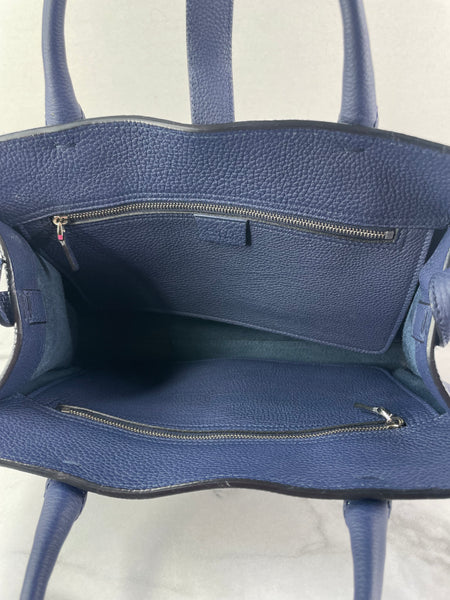 GUCCI Blue Marine Soft Calfskin Small Jackie Top Handle Shoulder/Crossbody Bag