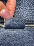GUCCI Blue Marine Soft Calfskin Small Jackie Top Handle Shoulder/Crossbody Bag