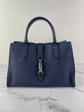 GUCCI Blue Marine Soft Calfskin Small Jackie Top Handle Shoulder/Crossbody Bag