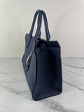 GUCCI Blue Marine Soft Calfskin Small Jackie Top Handle Shoulder/Crossbody Bag