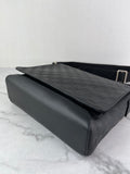 LOUIS VUITTON Unisex Black Damier Infini Leather District PM Messenger Crossbody/Shoulder Bag