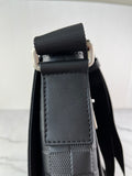 LOUIS VUITTON Unisex Black Damier Infini Leather District PM Messenger Crossbody/Shoulder Bag