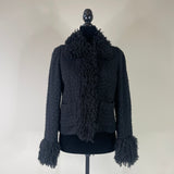 Dolce & Gabbana Black Virgin Wool Jacket Size 42