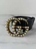 GUCCI GG Marmont Pearl Belt Size 85/34