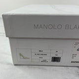 MANOLO BLAHNIK White BBLA Lace Pumps Size 39