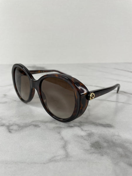 GUCCI GG Brown Havana Sunglasses
