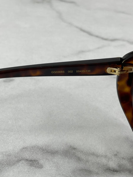 GUCCI GG Brown Havana Sunglasses