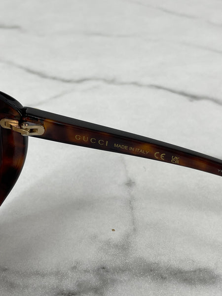 GUCCI GG Brown Havana Sunglasses