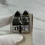 Hermes Nata (Cream/Ivory) Collier de Chien bracelet Size L