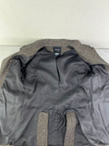 SMYTHE BLACK/METALLIC GOLD PEAKED LAPEL BLAZER Size 4
