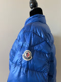 Moncler Men’s Blue Acorus Short Down Jacket Size 2 (Medium)