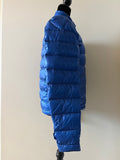 Moncler Men’s Blue Acorus Short Down Jacket Size 2 (Medium)