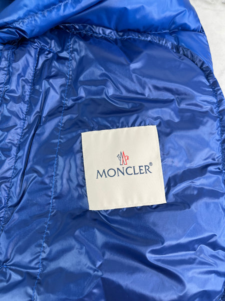 Moncler Men’s Blue Acorus Short Down Jacket Size 2 (Medium)
